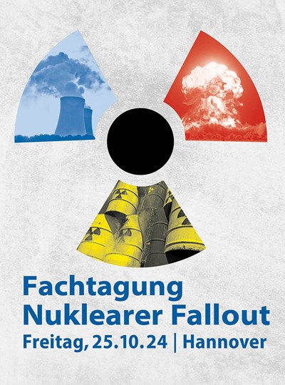 Plakat "Fachtagung Nuklearer Fallout"