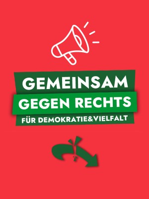 Demonstration: Gemeinsam gegen Rechts