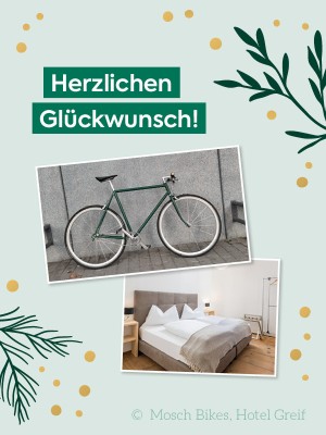 Herzlichen Glückwunsch!