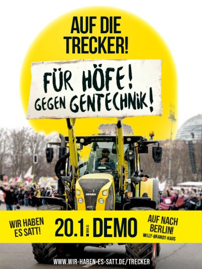 Wir haben es satt! Demo in Berlin