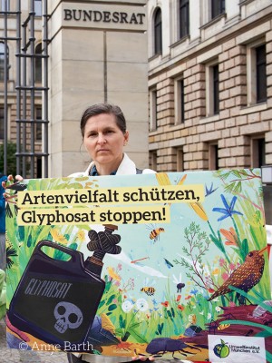 Aktion gegen Pestizide vor dem Bundesrat