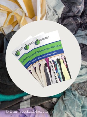 Bild zeigt Flyer "Schmutzige Kleidung"