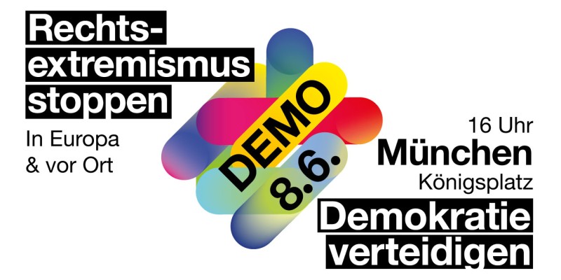 Demonstration: Rechtsextremismus stoppen  Demokratie verteidigen