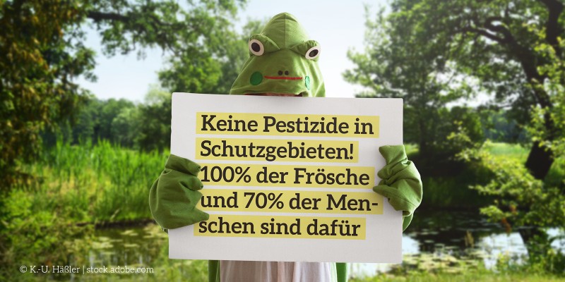 Mehrheit lehnt Pestizideinsatz in Schutzgebieten ab