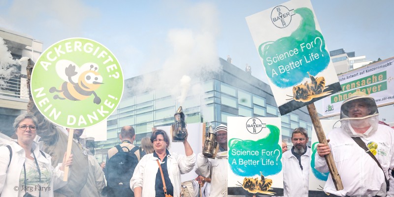 Demonstration gegen Glyphosat